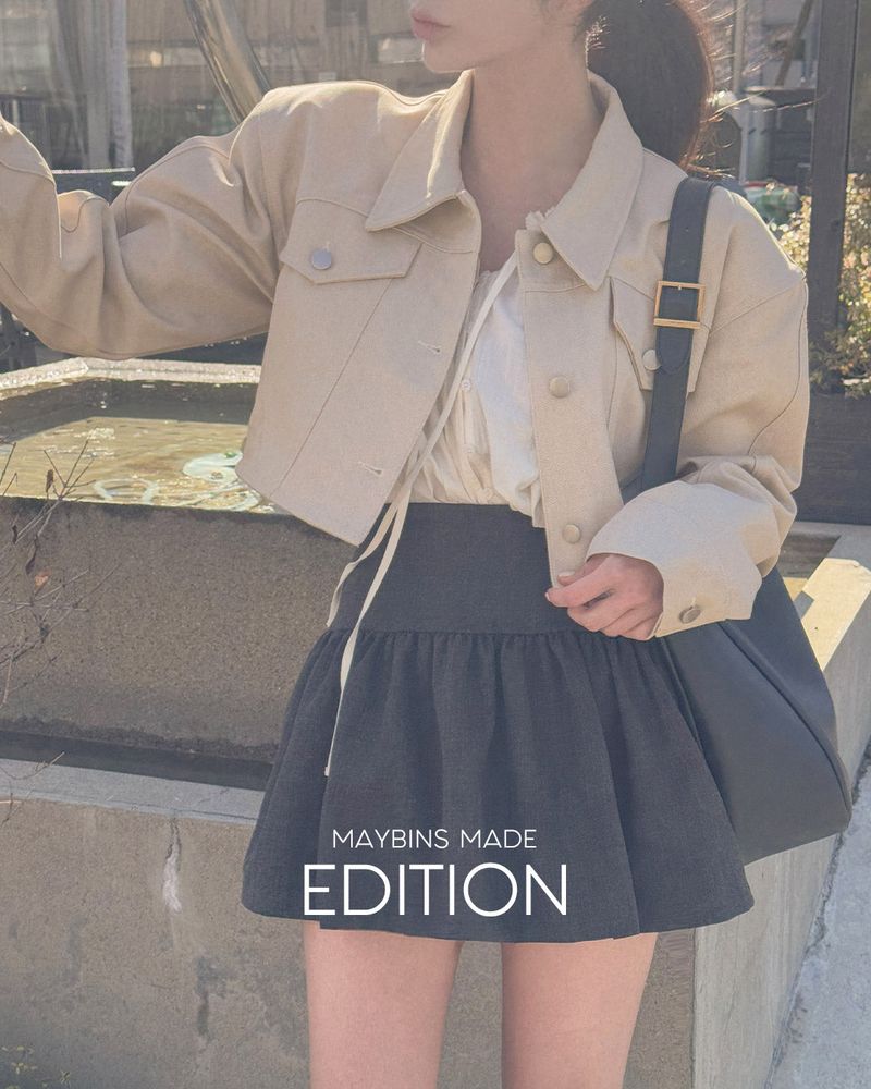 MAYBINS（メイビンス）の「【MADE】Cotton crop jacket（Jackets/Outerwear）」