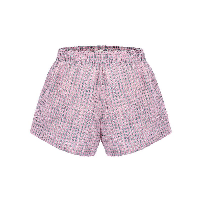 CHECK BOXER SHORTS_Pink