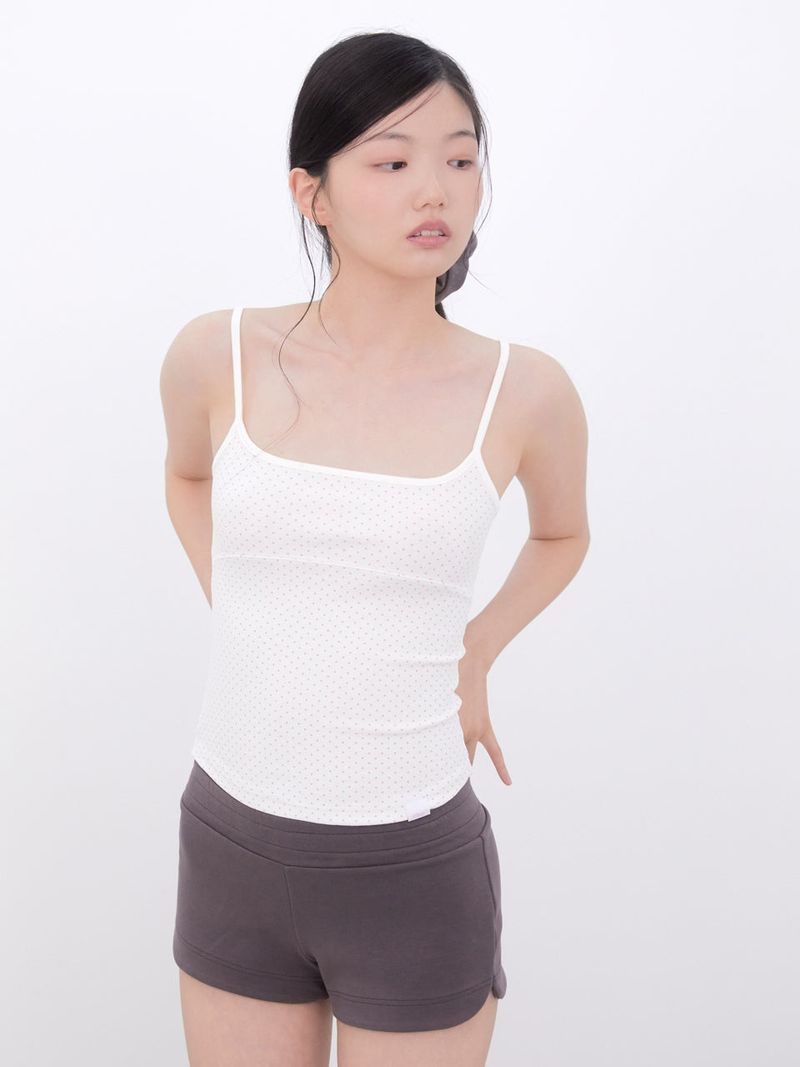 Innermuseum（インナーミュージアム）の「ドットツートンノースリーブ (IVORY)（トップス）」