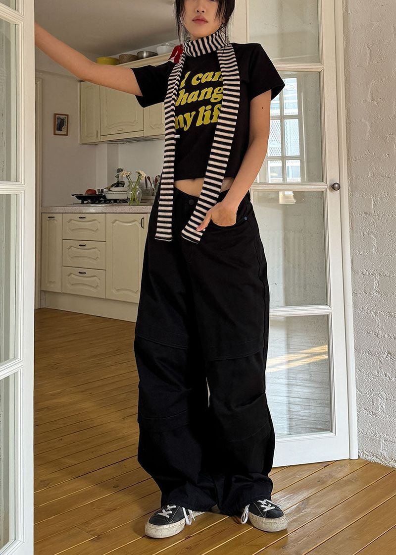 BLUE POINT BLACK PANTS