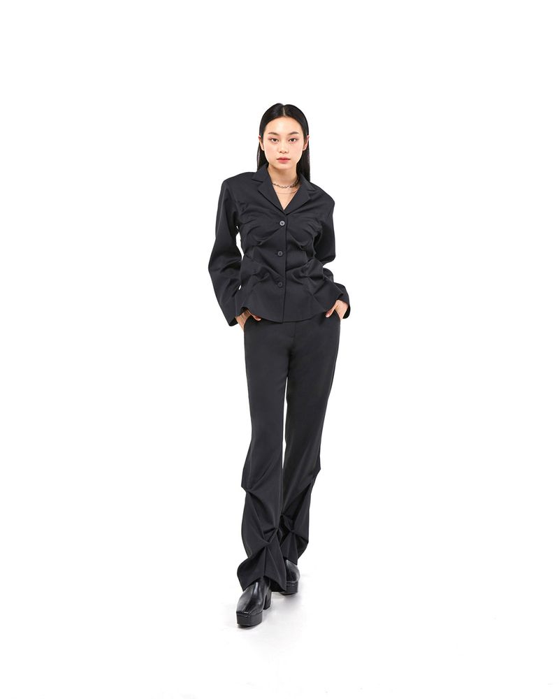 DOZI - Slim Trousers _ Black