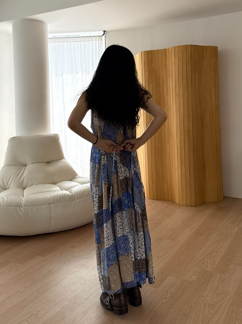 summer vacation long dress 