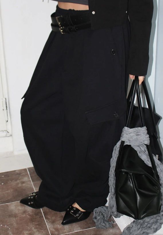 FLUID LEATHER BIG BAG
