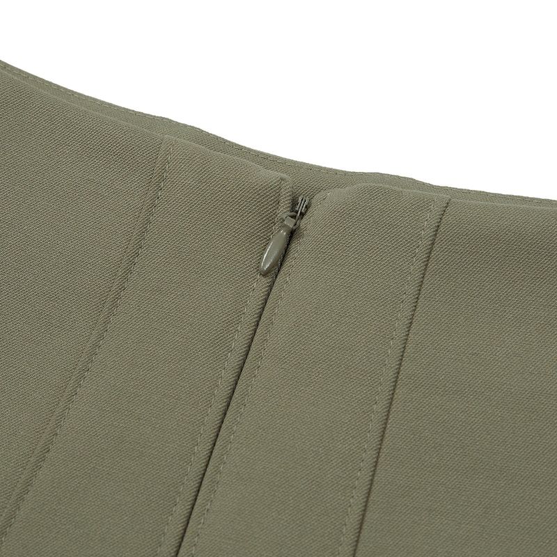 クラシックゴアミニスカート / Classic Gored Miniskirt [OLIVE]