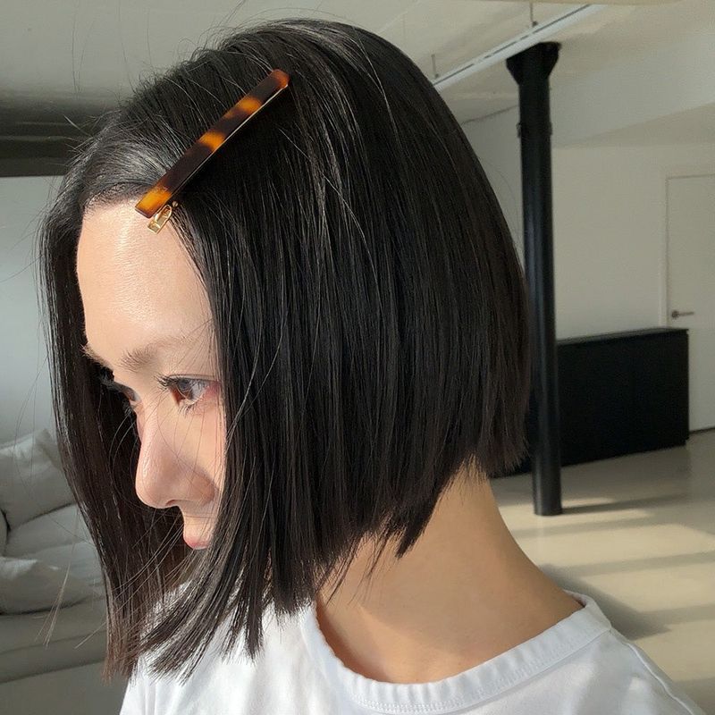 Slick leopard hair pin (2color)
