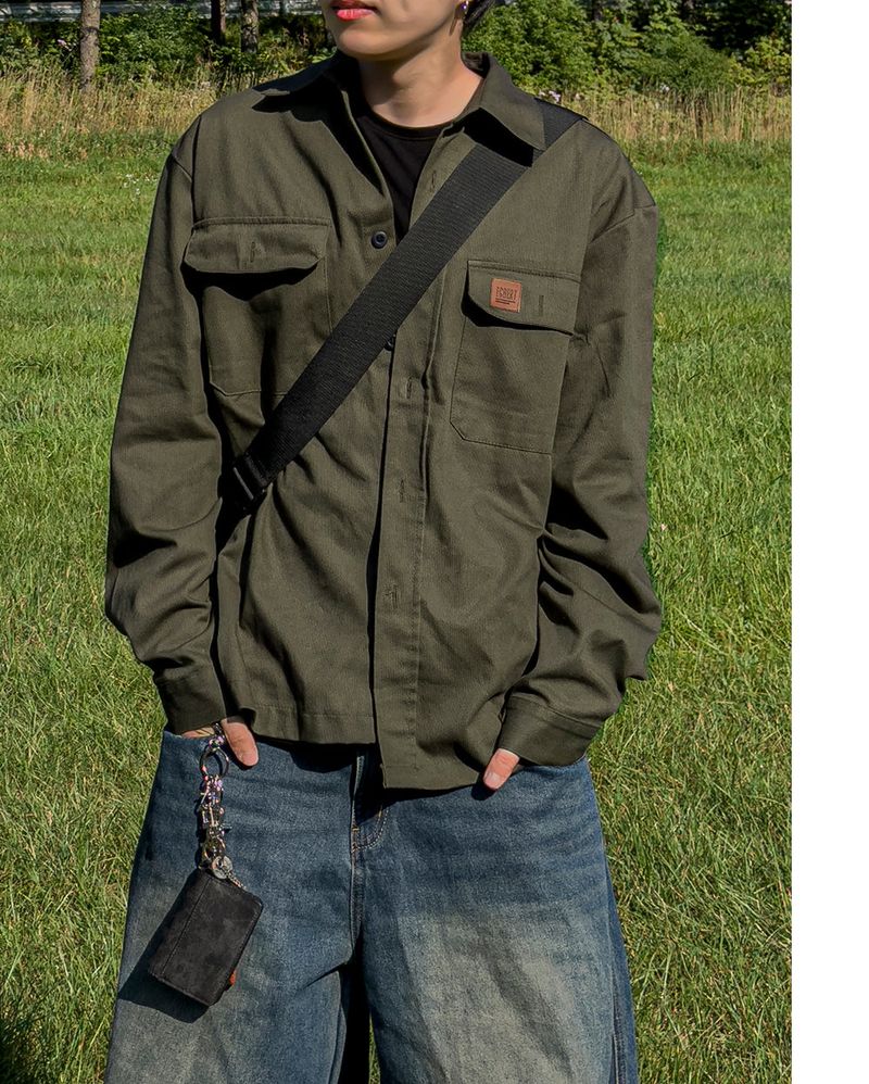 Fair Work Patch Shirt Jacket