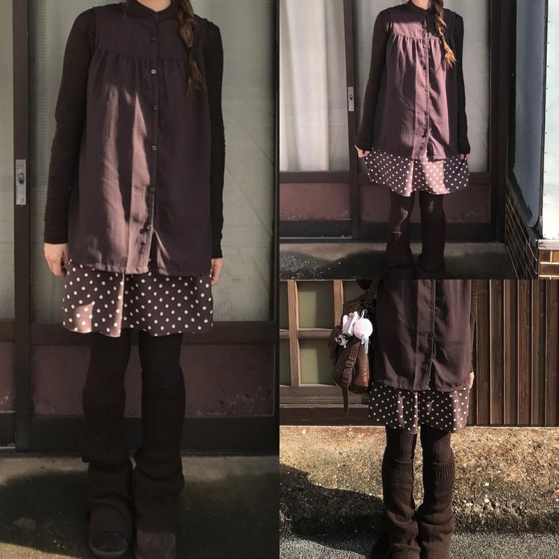 seezul（シーズル）の「sirusi dot layered ops ( seezul made )（Dresses）」