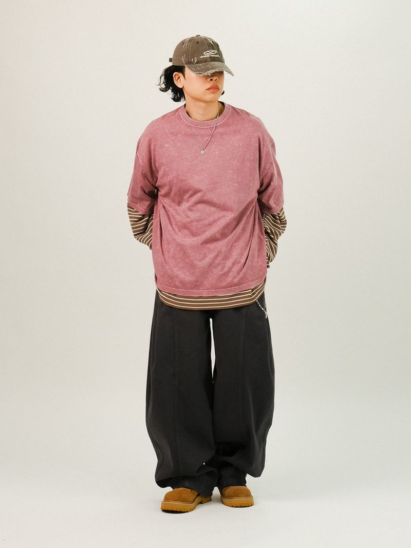 AN Cotton Rivet Balloon Pants