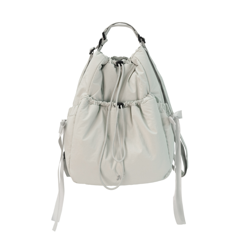 HINE（ハイネ）の「Kiki Ribbon Shoulder & Backpack / Gray（Bags）」