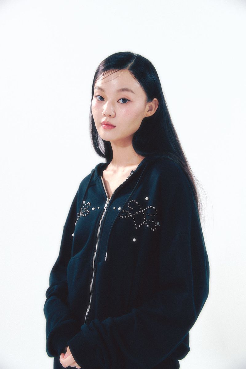Pearl Hoodie Zip-Up Black