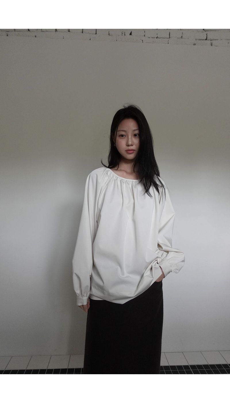 plenty shirring blouse (2C)