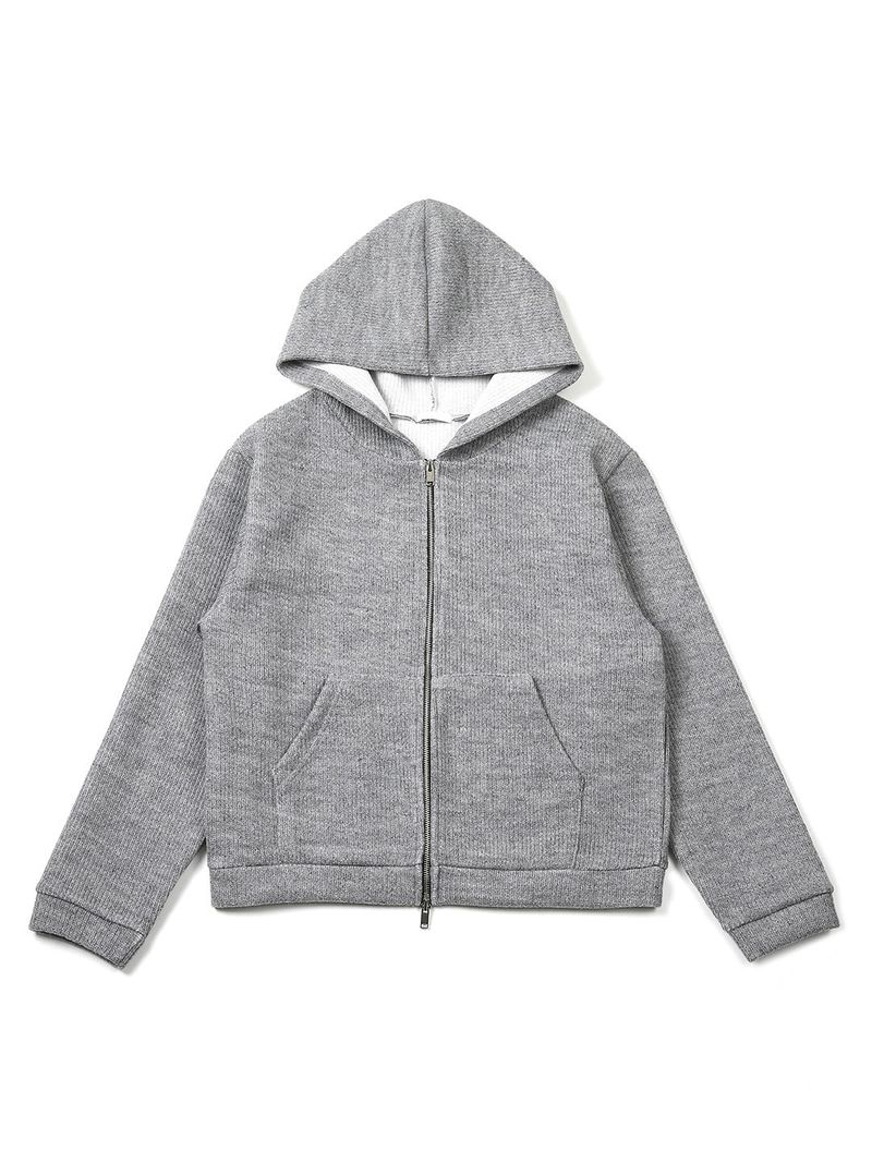 Wet Knitted Zip Hoodie