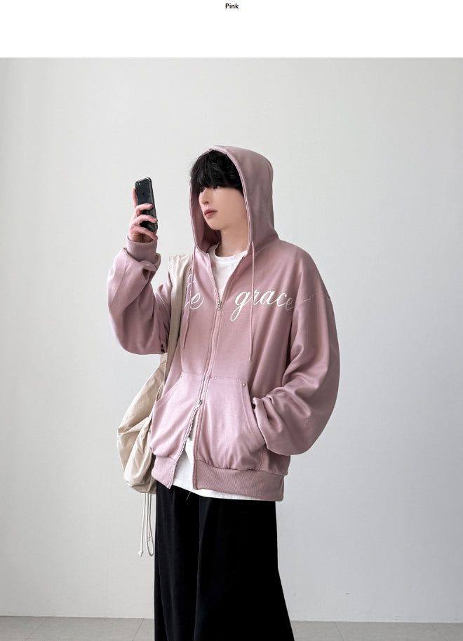 Java Stud Hood Zip-Up