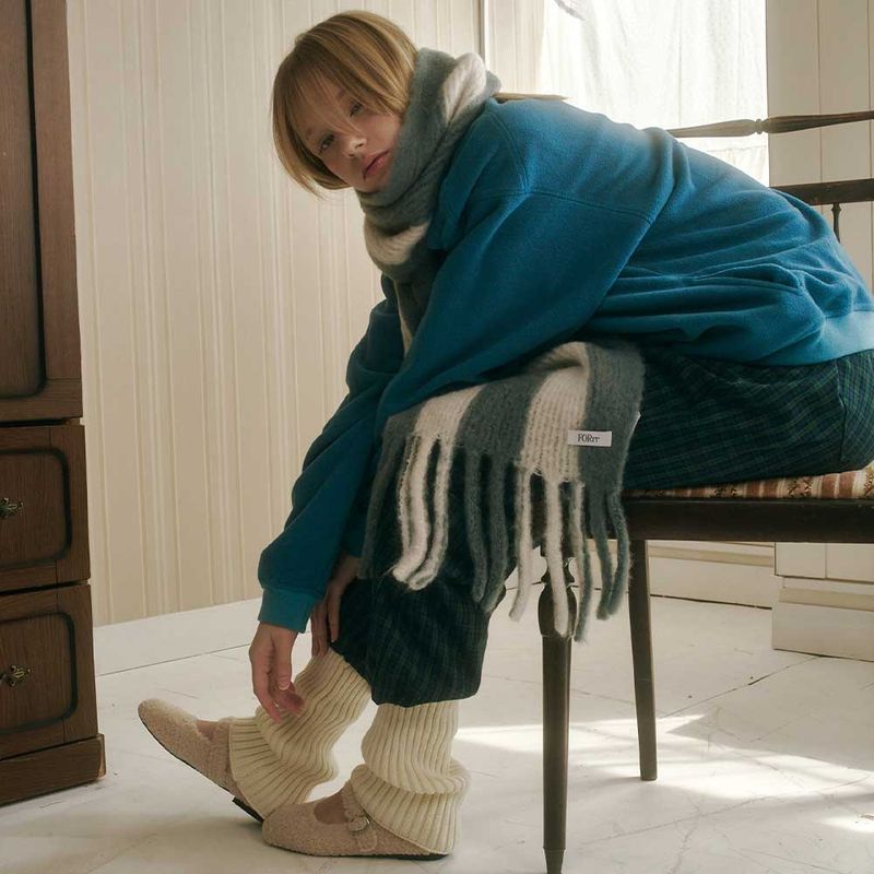 Multi Stripe Muffler - 3Color