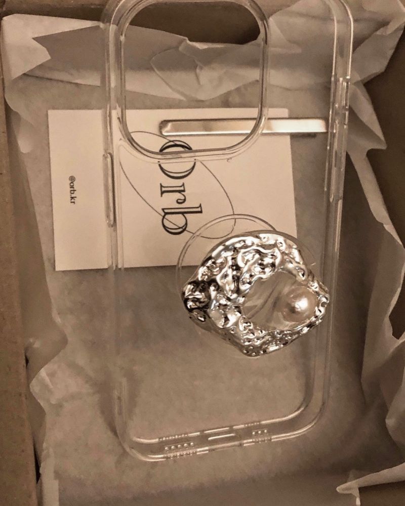 Orb(オーアルビー)の「【MADE】 Shell tok _ pearl(Smartphone Accessories)」