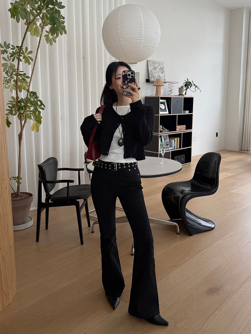 [MADE] PRINKLE LAYERED CROP CARDIGAN