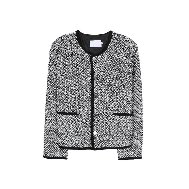 ASCLO Maison Tweed Crop Jacket (2color)