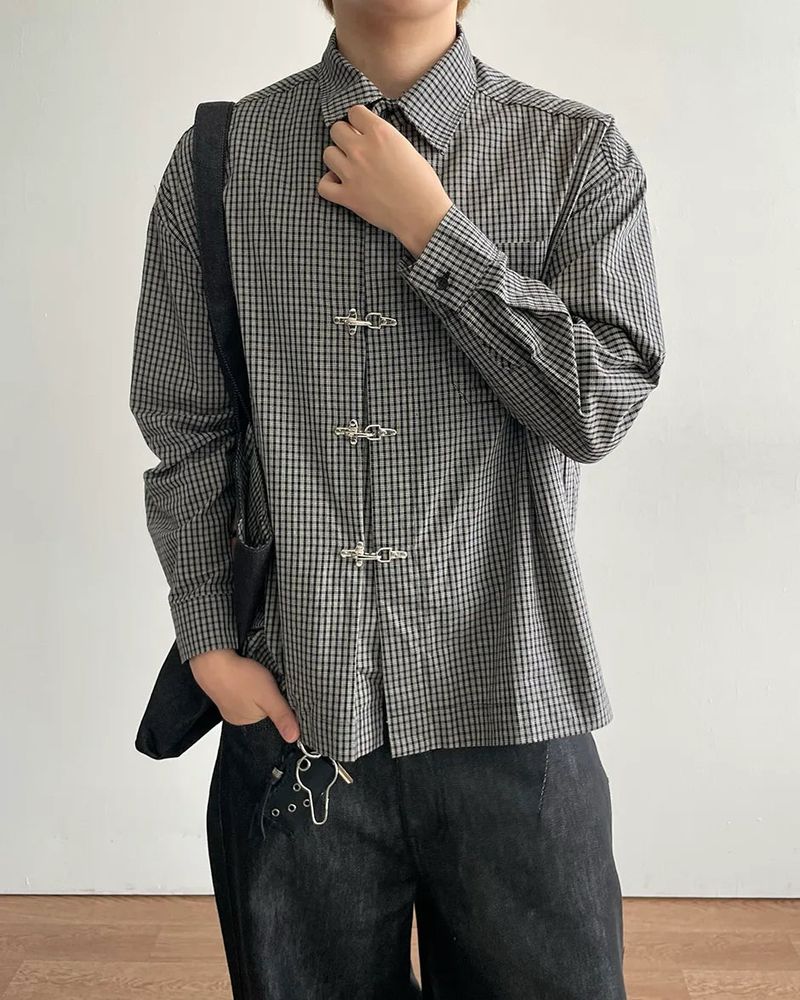 IDF（アイディーエフ）の「Lily Buckle Check Shirt（Tops）」