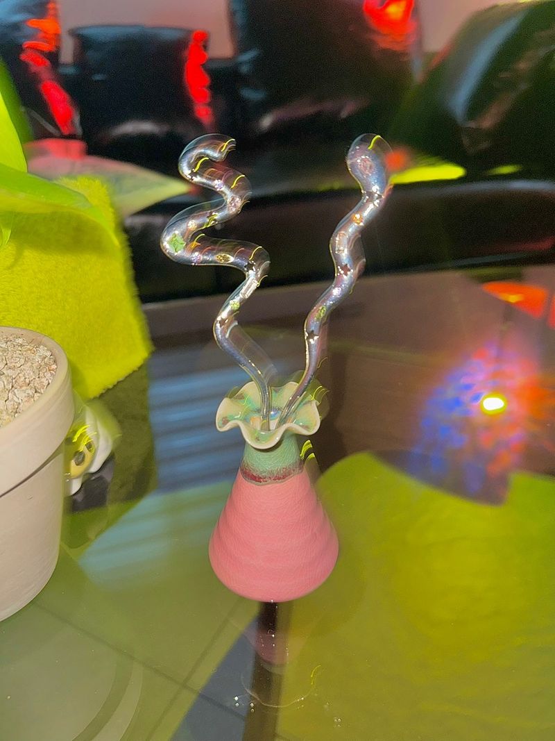 Kitsch cubic snake ornamental hairpin_2