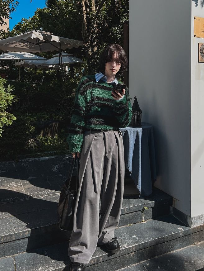 Light maxi wide slacks