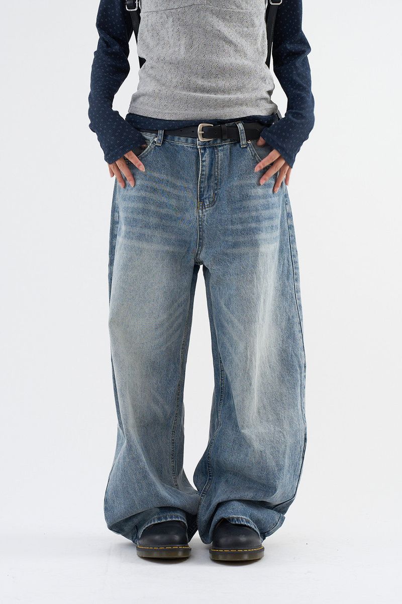 Raucohouse（ラウコハウス）の「Vintage Washed Balloon Denim Pants（Pants）」