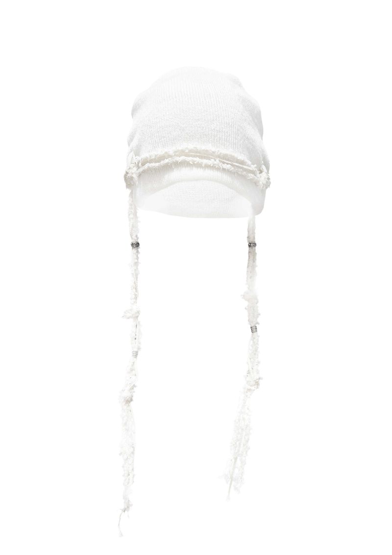 JUNGDO（ジョンド）の「 KNIT BRAID BEANIE . WHITE（Hats）」