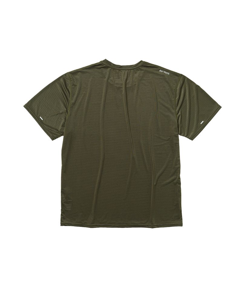 Air Vent Solid T-Shirt (Khaki)