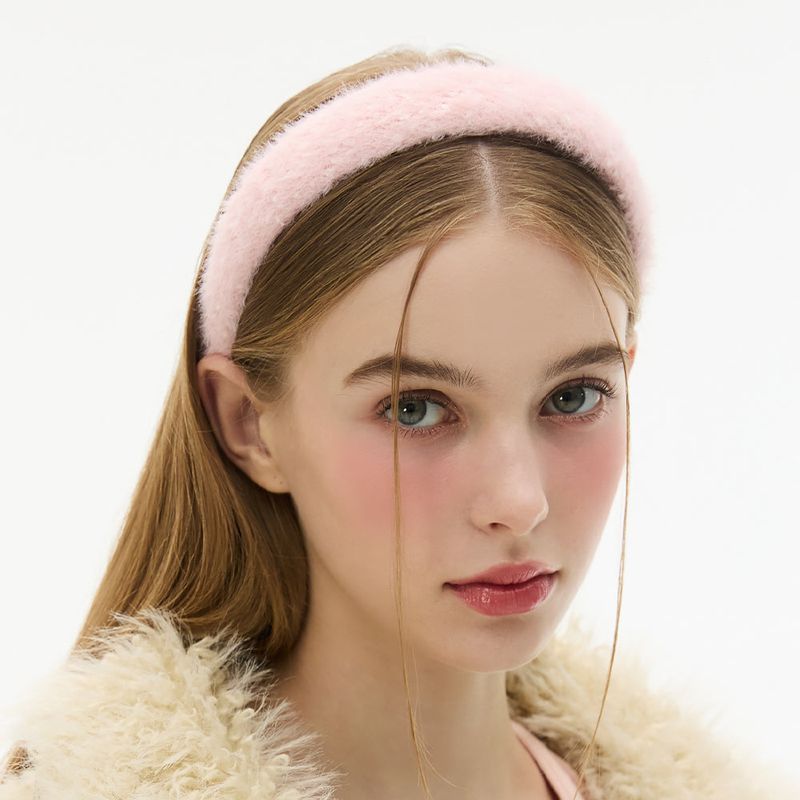 Glitter Fur Volume Hairband 