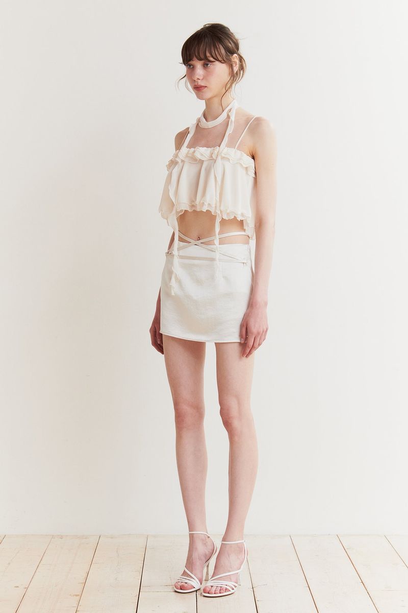 JADE MINI SKIRT cream