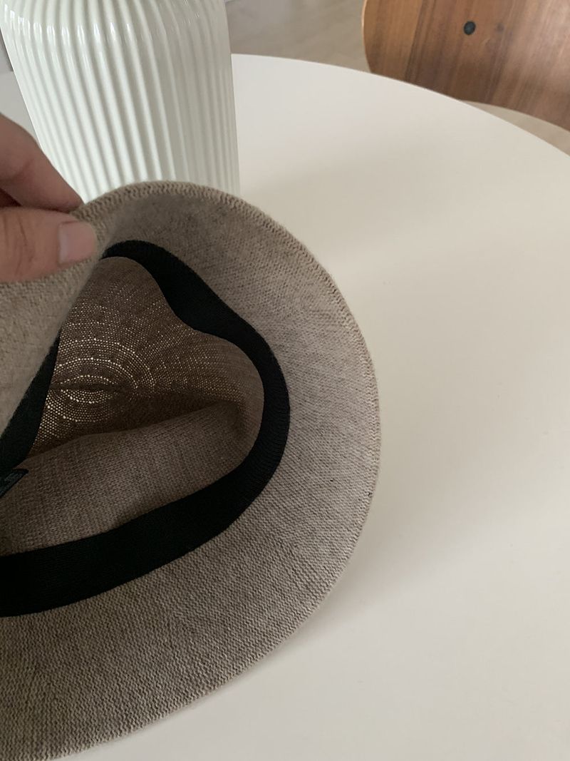 ASCLO Wool Simple Bucket Hat (6color)