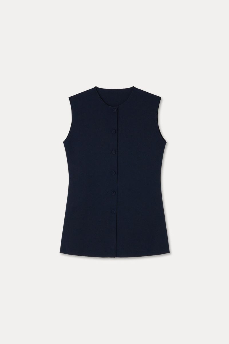 [SET-UP] STRETCH SLIM-FIT SET_NAVY