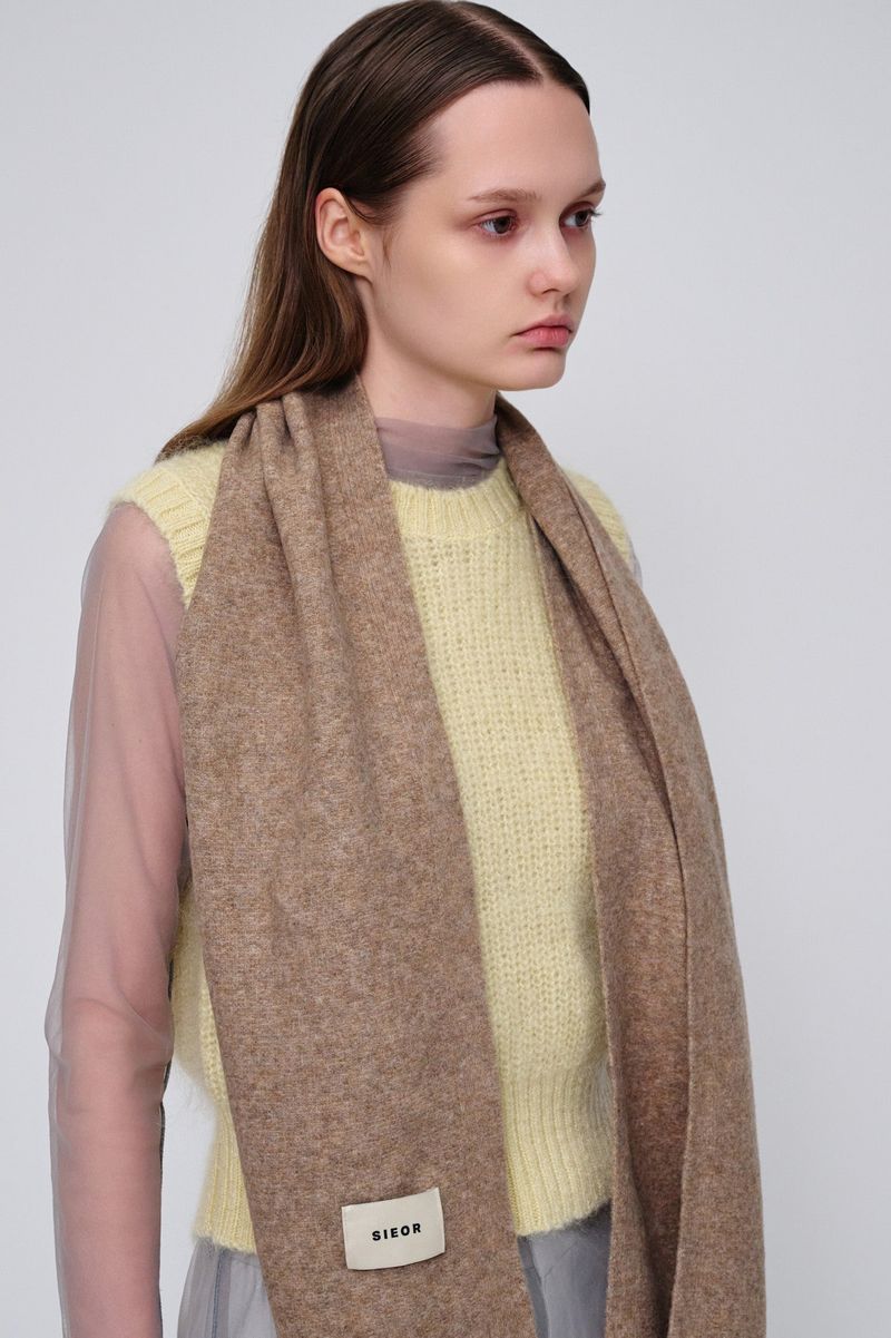 TRIKXI muffler gloves set_beige