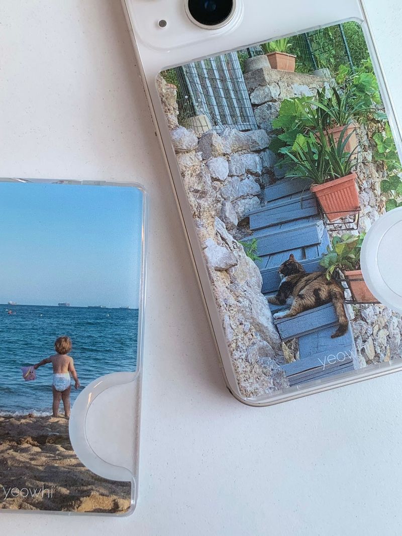 [Magsafe] cat on the steps in Europe cardslot case