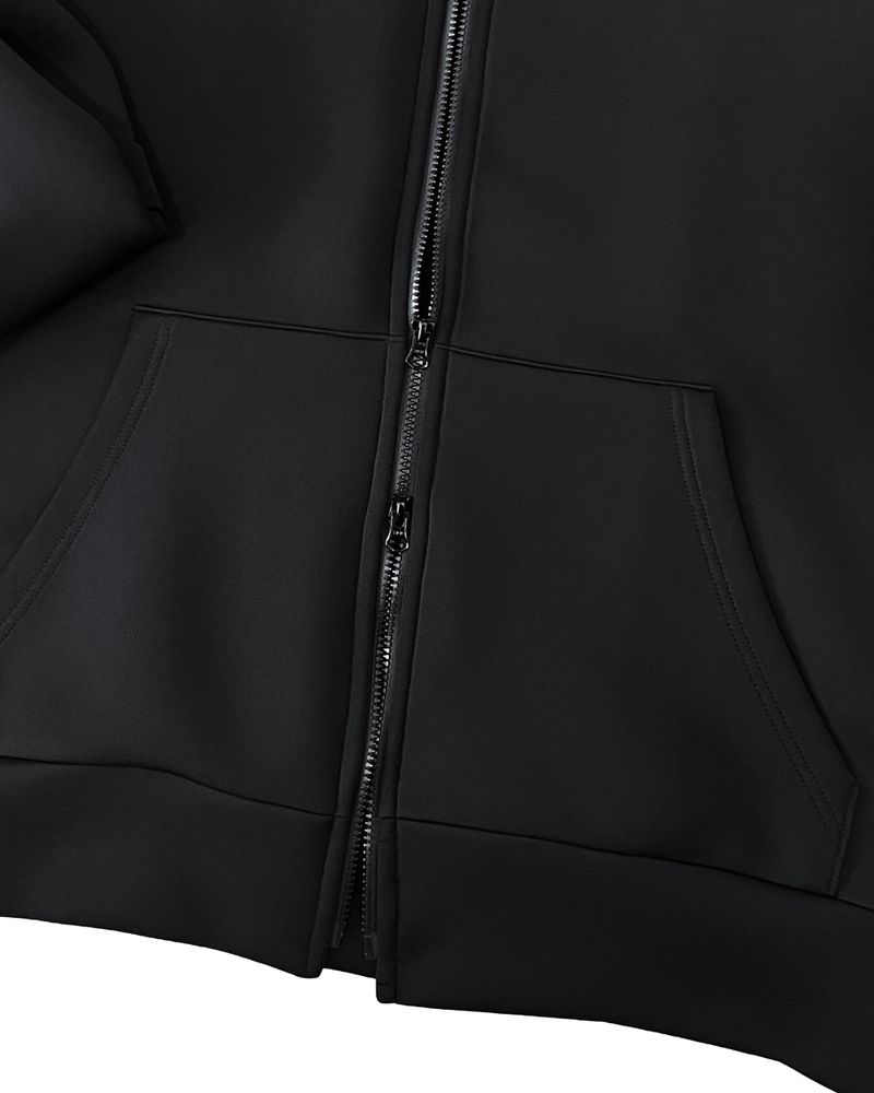 AE BULKY HOODIE ZIPUP_BLACK
