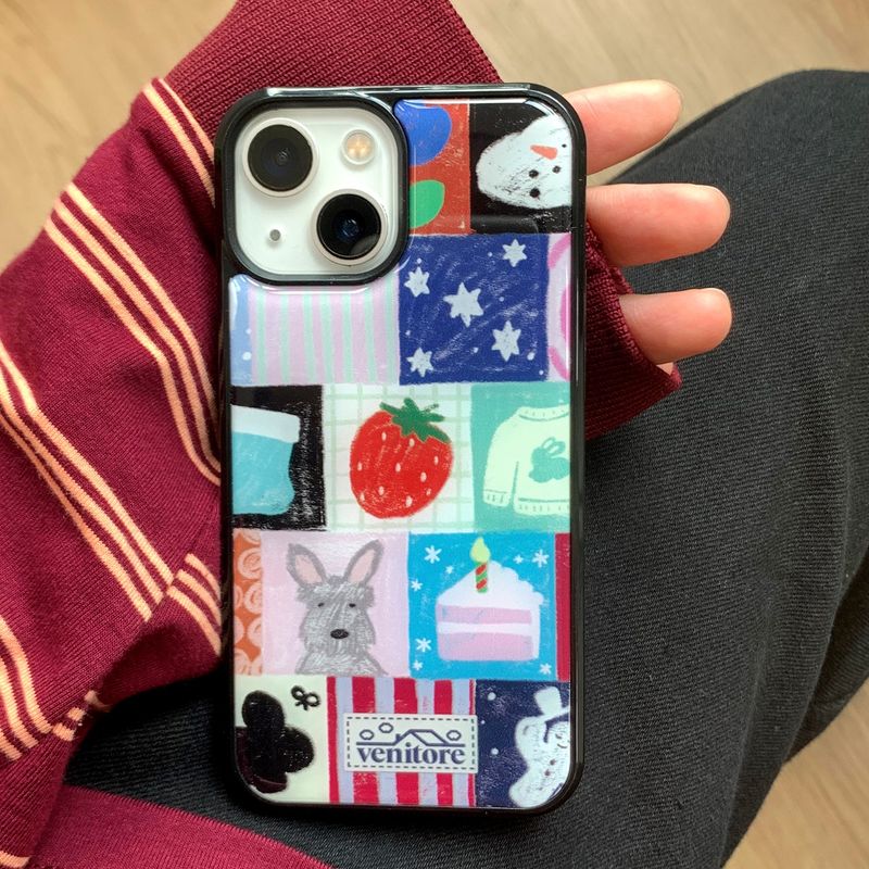 [MADE][Epoxy Bumper Case] Winter Mellow Patch Case (TYPE 2)