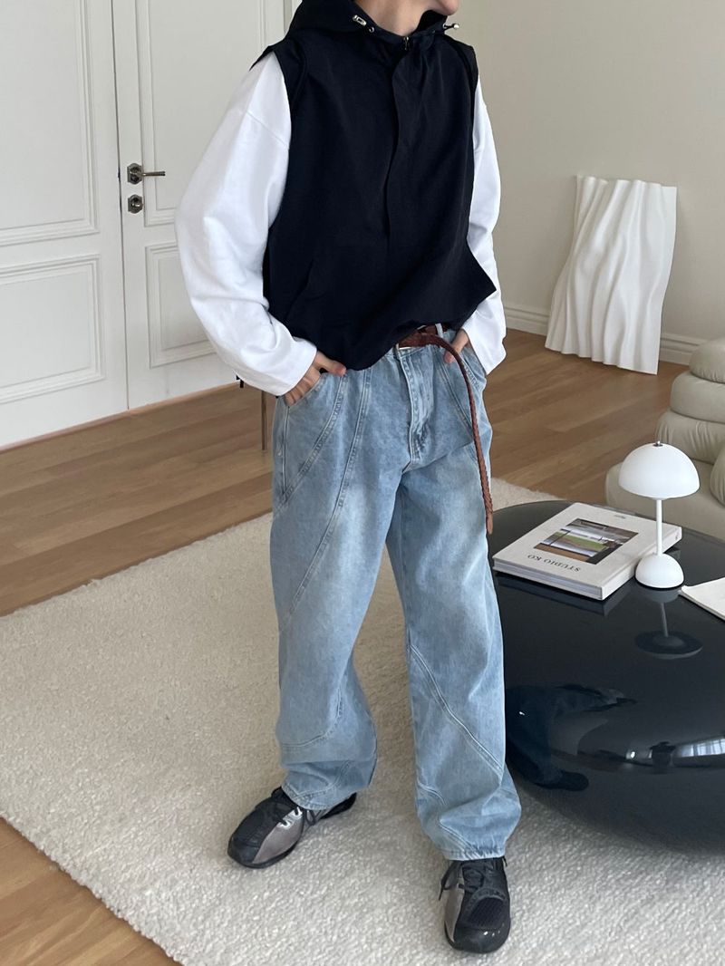 Track anorak vest