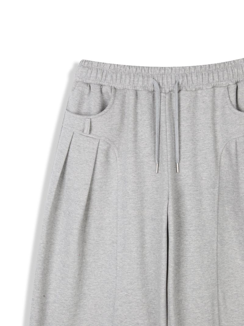 curved bonded pants(2colors)