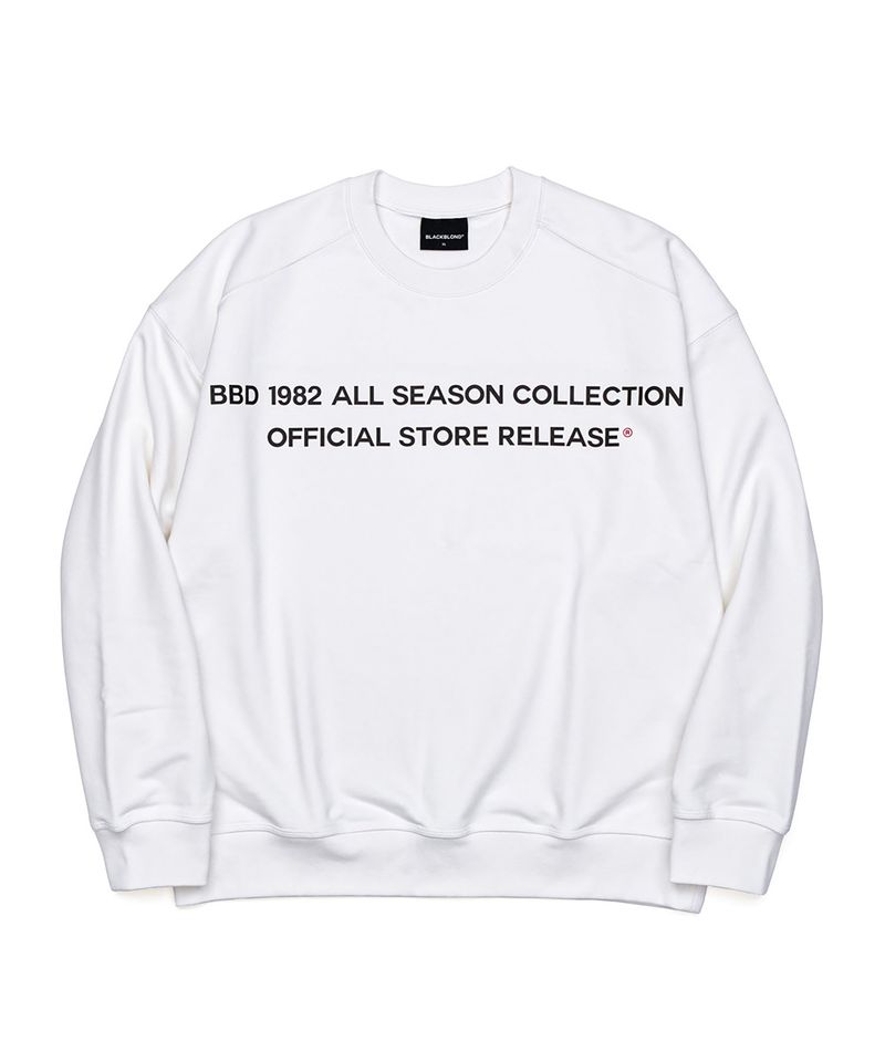 BLACKBLOND（ブラックブロンド）の「BBD 1982 No Sympathy Sweatshirt (White)（Tops）」