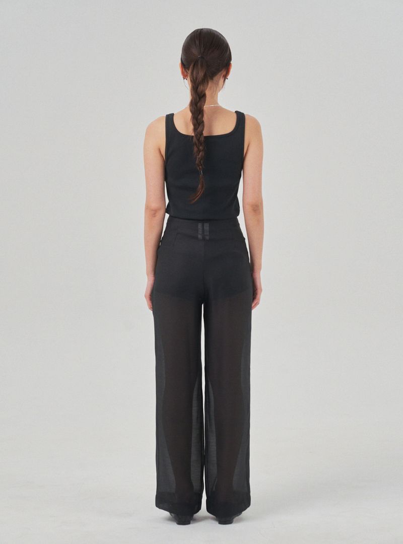 Clear pants (black)