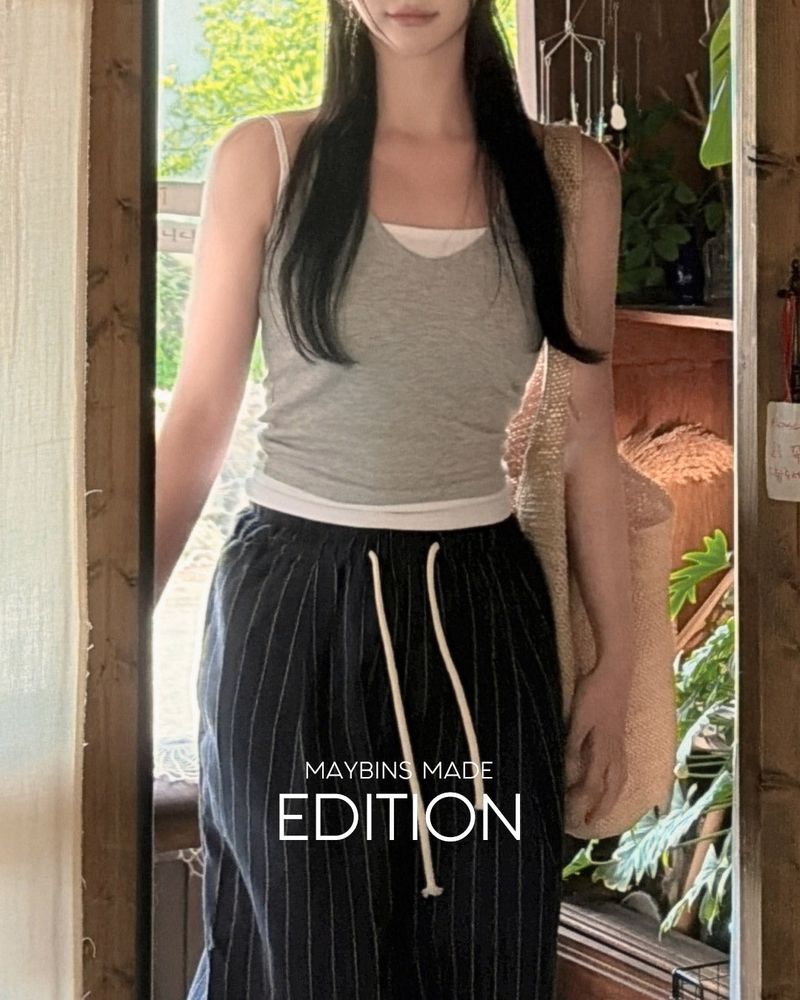 [MADE] Malpang halter‑neck sleeveless