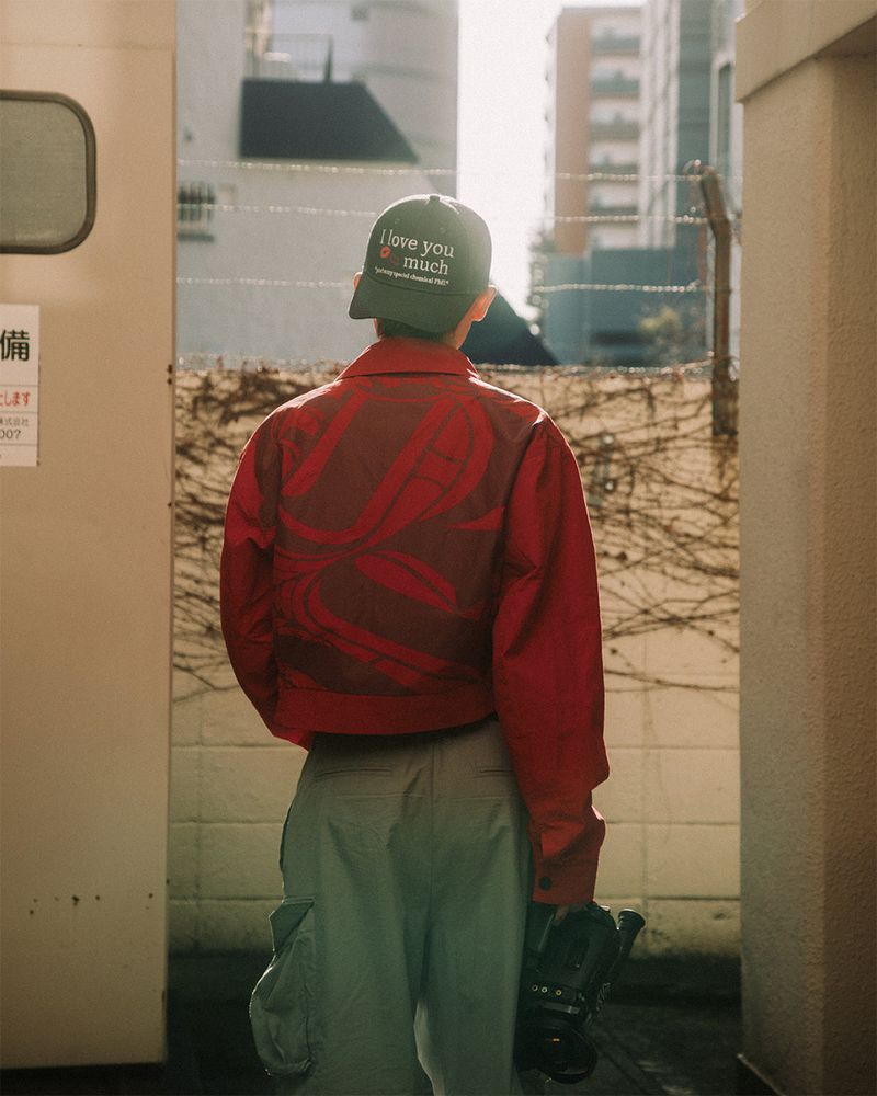 neversaynever®︎（ネバーセイネバー）の「NSN ショートジャケット レッド（ジャケット/アウター）」
