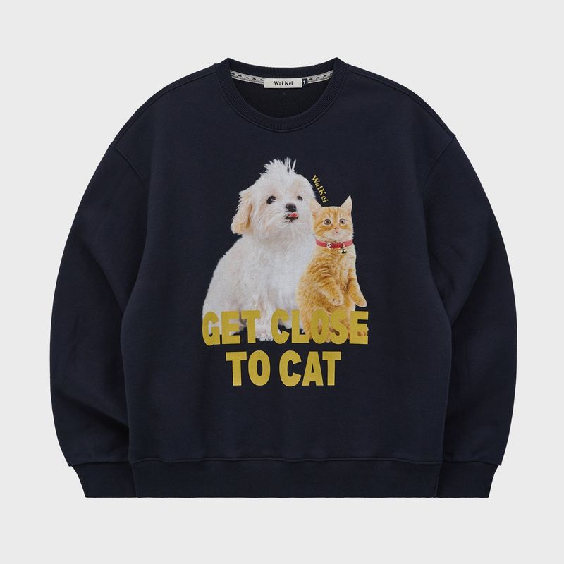 Maltese and Cheese Cat Sweatshirt