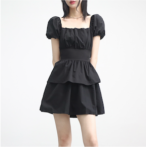 NONCODE(ノンコード)の「Webit Shirring Puff Dress(Dresses)」