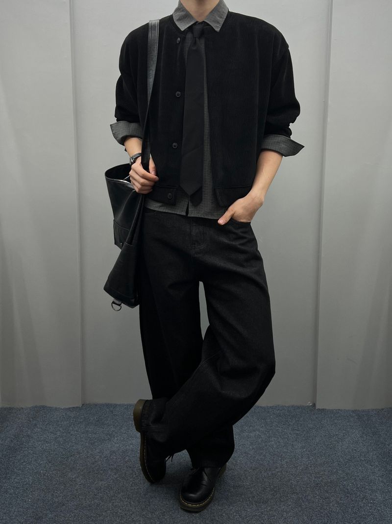 Relic Non-Fade Curved Denim Pants (S, M, L / 2 Colors)