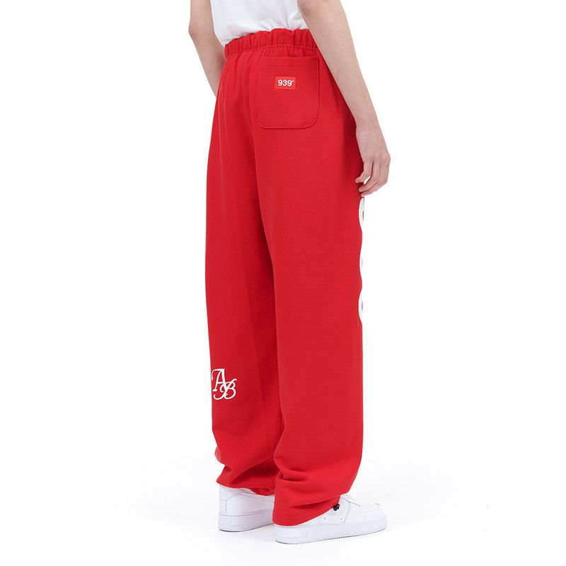 939 LOGO SWEAT PANTS (DEEP RED)