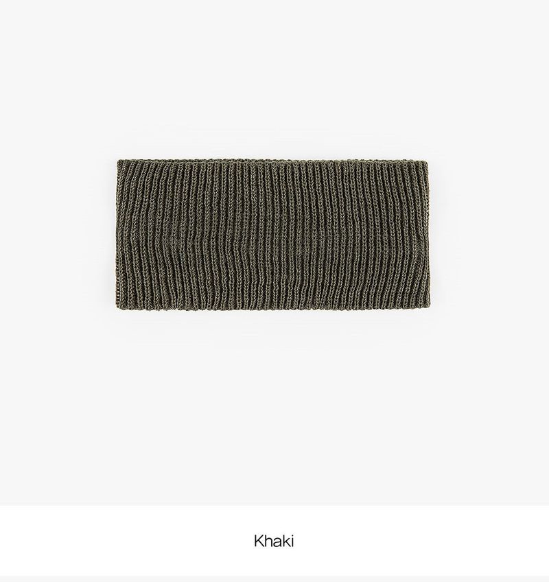 Basic knit ribbed hair band