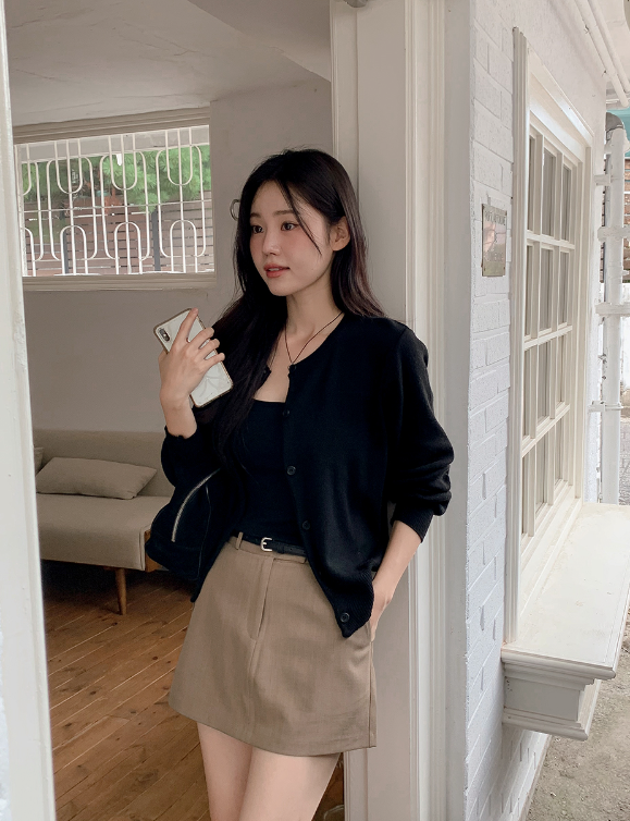 Classic Basic Mini Skirt (3color)