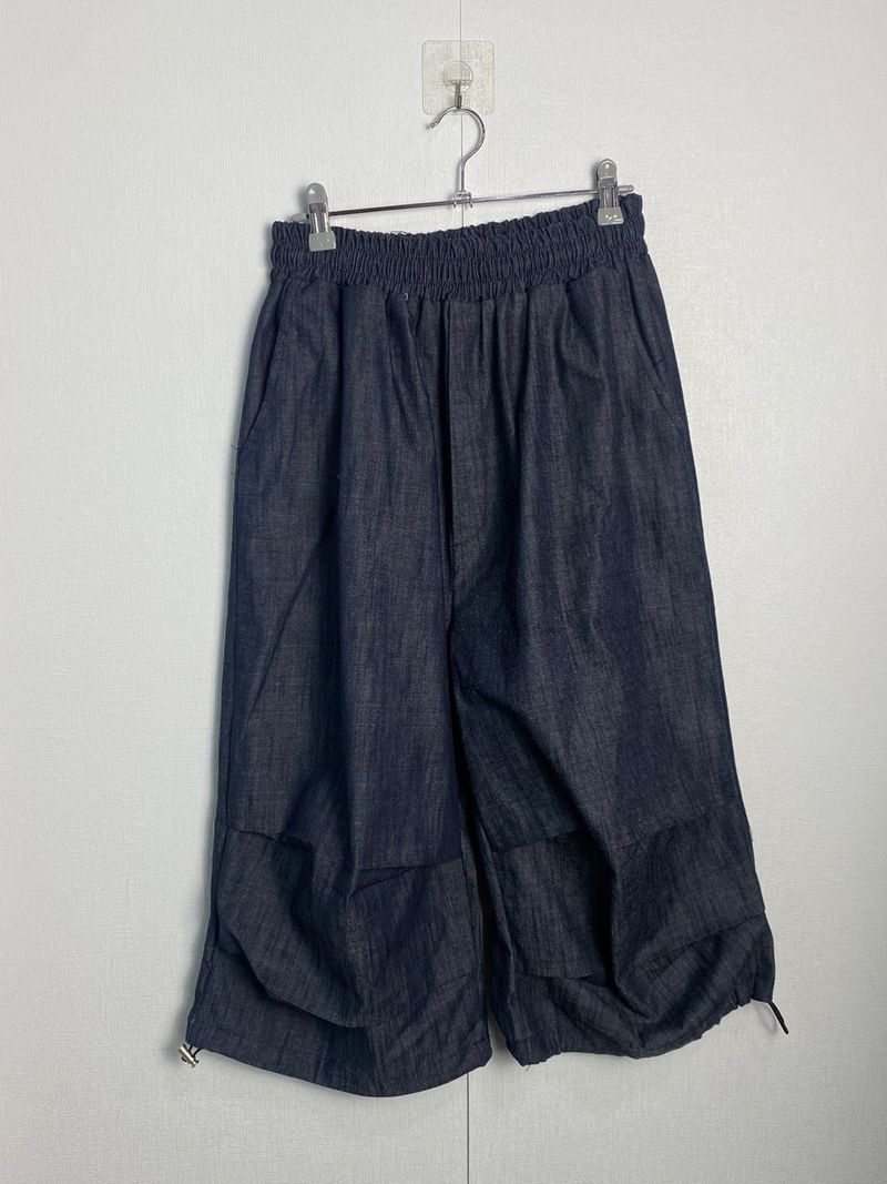 Nonfade denim half pants 2C