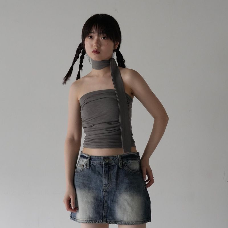 ribbon bustier