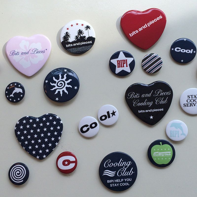 Cooling Club / pin button set 3. sparkle